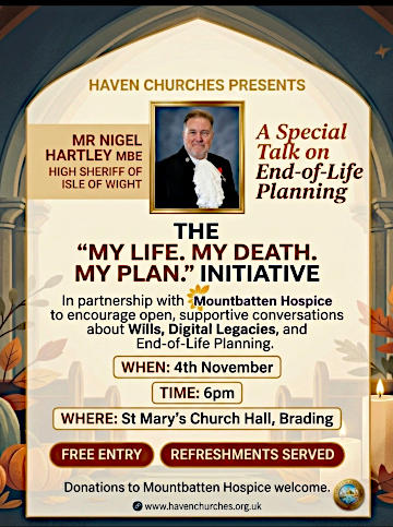 Special Talk on End-of-Life Planning Image of Poster for a Special Talk on End-of-Life Planning